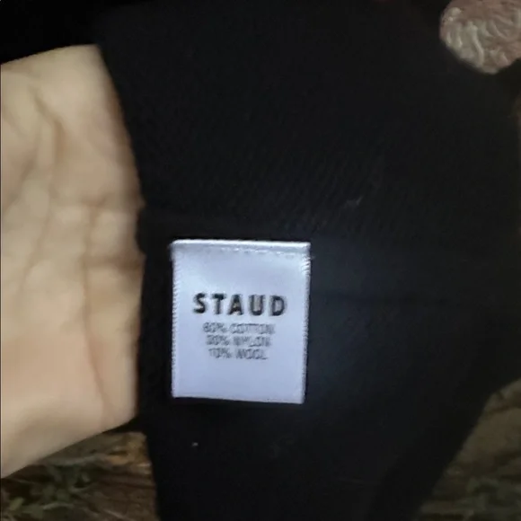 Staud Black Maxi Dress with Floral Embroidery - Picture 5 of 8